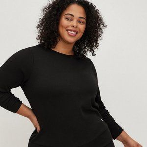 Torrid Cupro Long Sleeve Active Sweatshirt 0